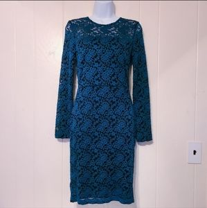 Forever 21 Lacey Long-Sleeve Dress